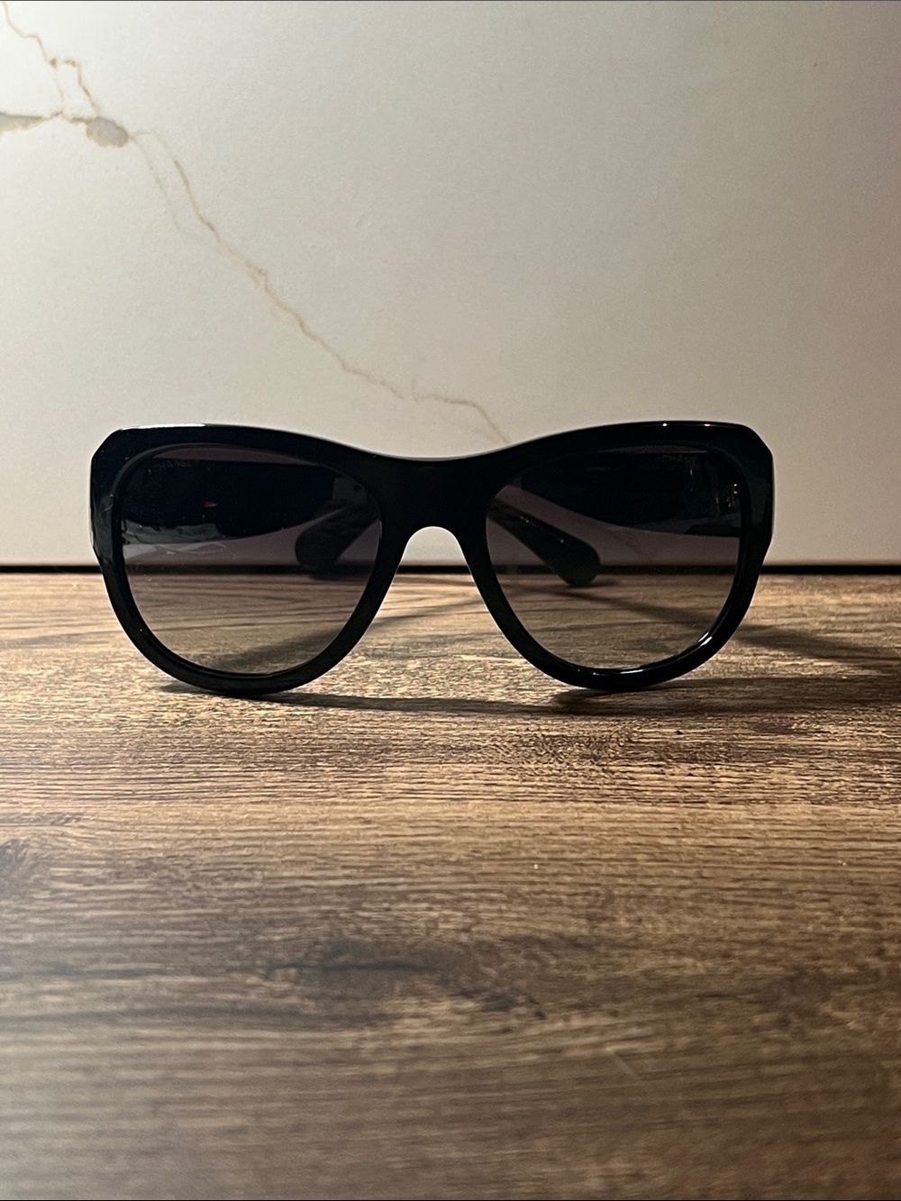 Authentic Chanel Women's Black and blue Sunglasses 5310 c.1503/S6